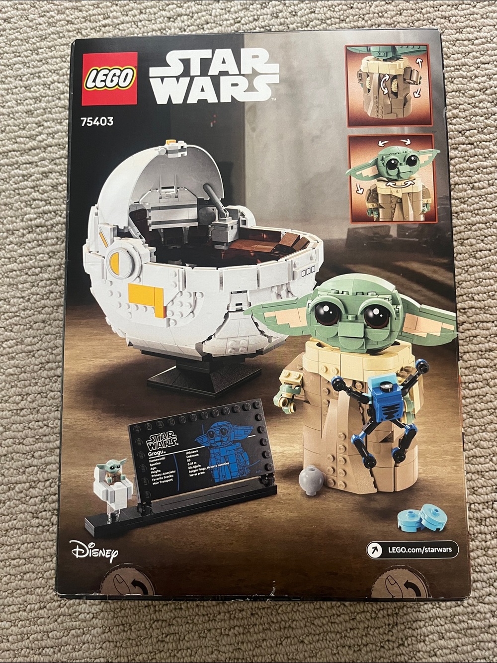Lego Star Wars Grogu, new in box